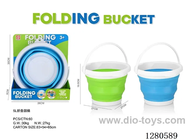 5L Foldable Round Bucket