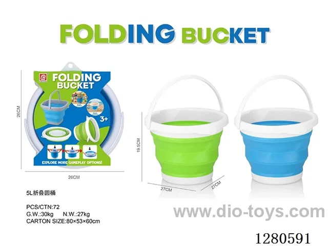 5L Foldable Round Bucket