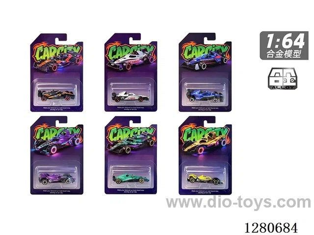 1:64 free wheel alloy car