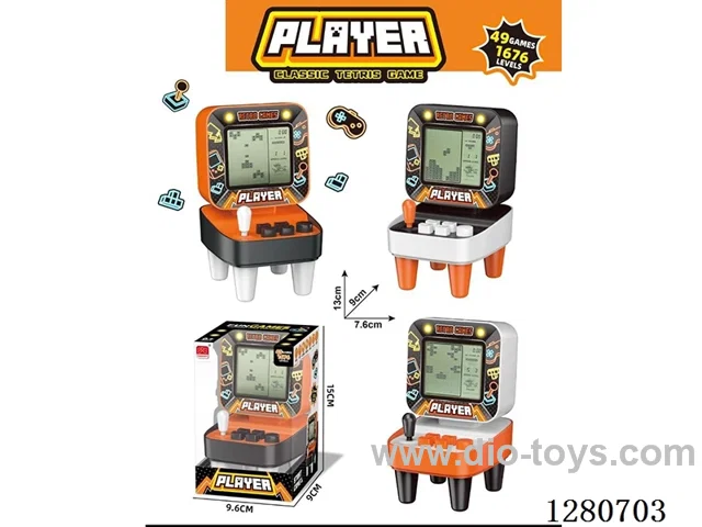 Game Console [49 Built-in Games, 1,676 Levels. Requires 2 AAA Batteries. Batteries Not Included]