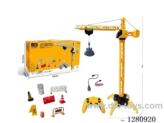 6ch RC Tower Crane included battery