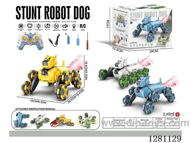 11ch rc dog W L/M included battery