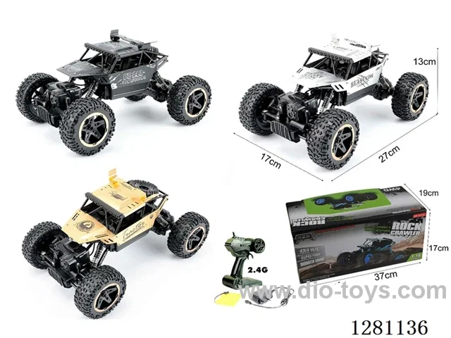 1:16 2.4G 4ch 4WD 28CM RC alloy car included battery