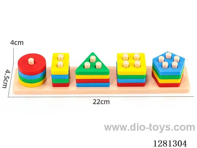 Geometric Shape Stacking Puzzle Toy