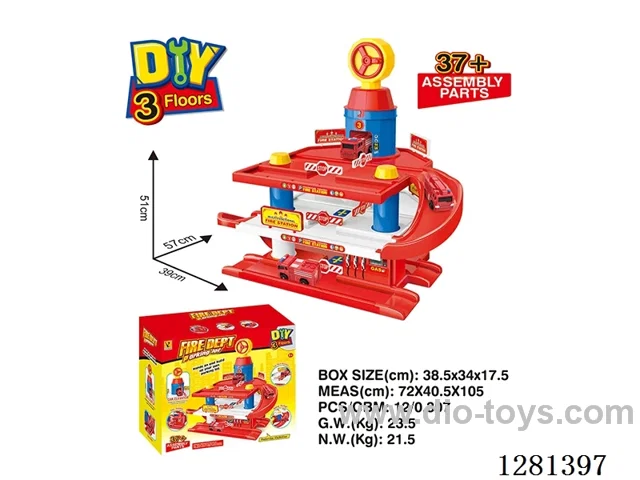 Fire Truck Parking Lot