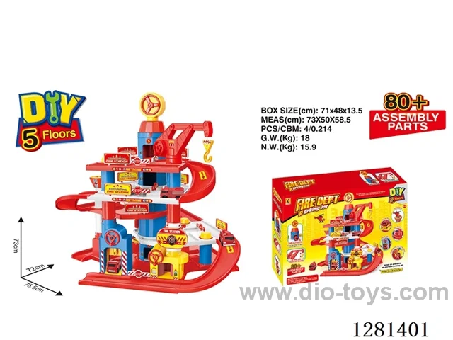 Fire Truck Parking Lot