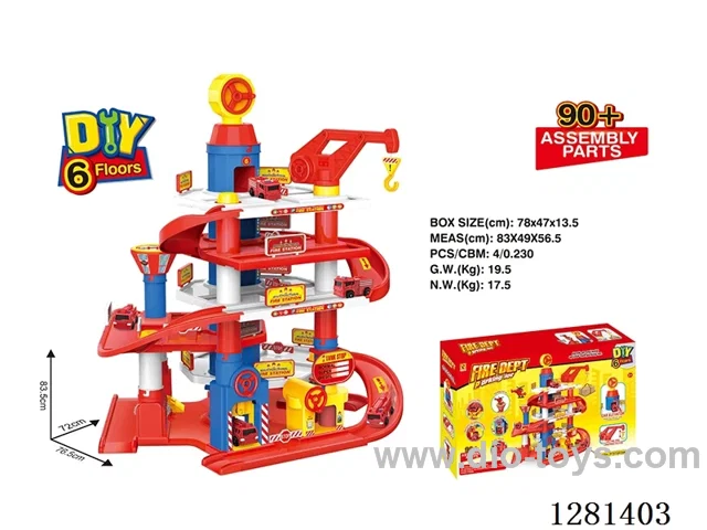 Fire Truck Parking Lot