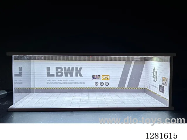 1:64 Model Car Garage Scene (Assembly Kit)