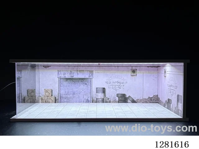 1:64 Model Car Garage Scene (Assembly Kit)
