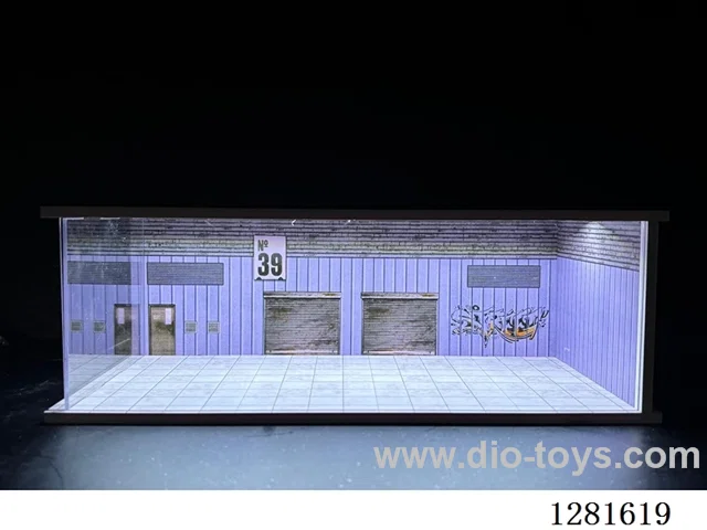 1:64 Model Car Garage Scene (Assembly Kit)