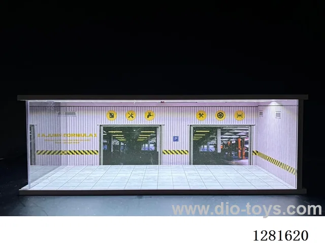 1:64 Model Car Garage Scene (Assembly Kit)