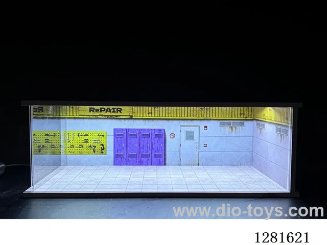 1:64 Model Garage Scene (Build-It-Yourself)