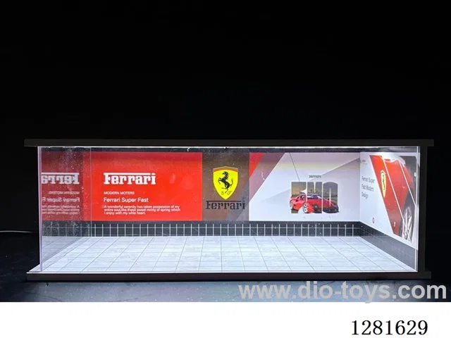 1:64 Model Car Garage Scene (Assembly Kit)