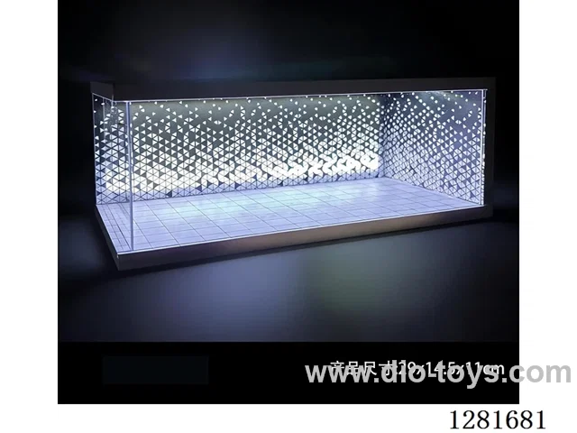 1:64 Model Garage Scene Parking Lot - Backlit Edition (Assembly Kit)