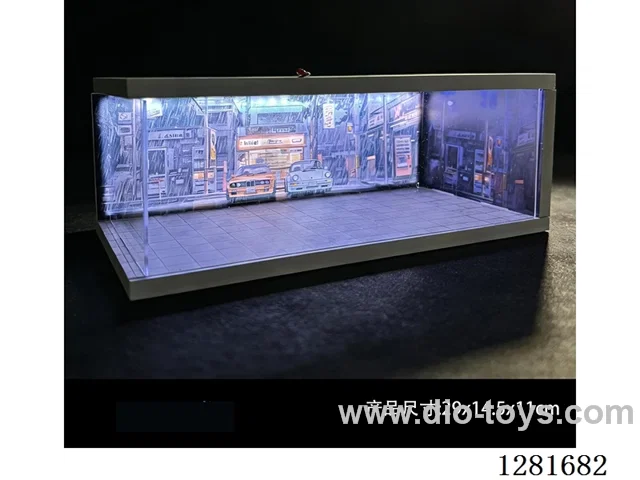 1:64 Model Garage Scene Parking Lot - Street Scene Edition (Assembly Kit)