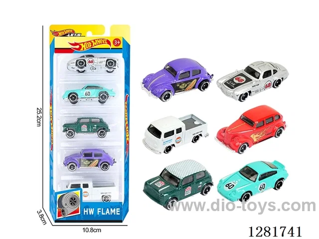 1:64 free wheel alloy car