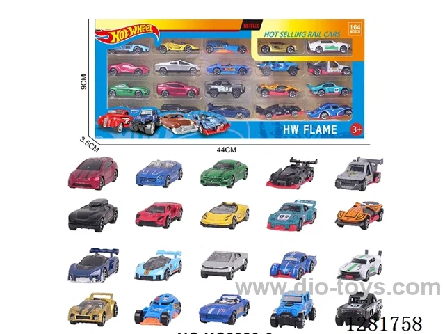 1:64 free wheel alloy car