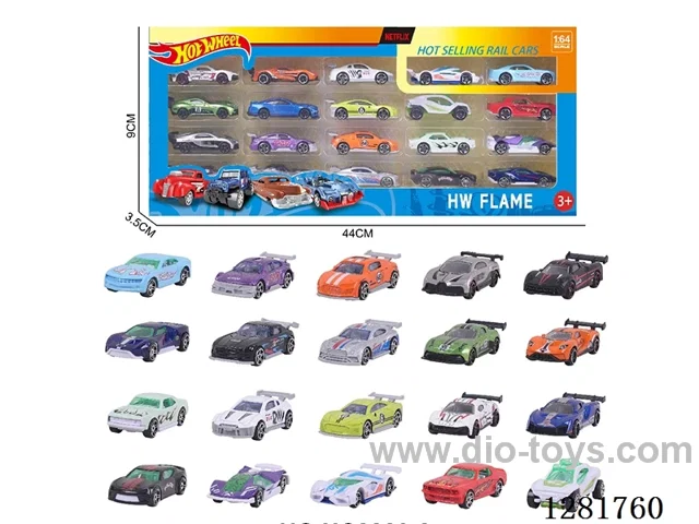 1:64 free wheel alloy car