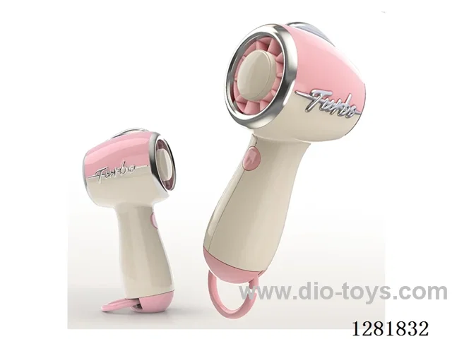 Retro Turbo High-Speed Handheld Fan (Red)