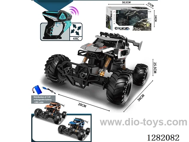 1:10 4ch 2.4G RC alloy car included battery