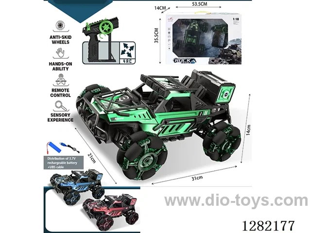 1:10 5ch 2.4G RC alloy car W L/M included battery