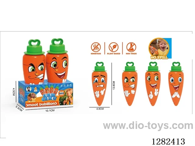 Carrot Non-Spill Bubble Bottle 30ML*2