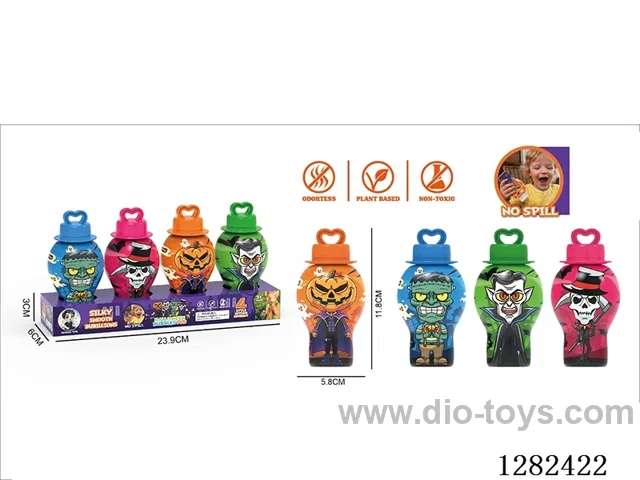 Halloween Non-Spill Bubble Bottle 30ML*4