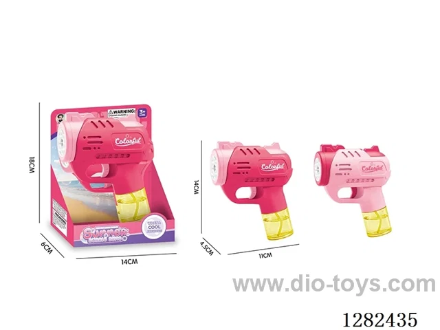 6-Hole Bubble Gun 35ML (Battery Not Included)