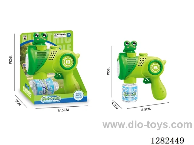 10-Hole Bubble Gun, 85ML (Batteries Not Included)