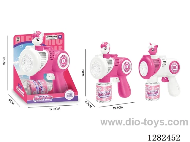 10-Hole Bubble Gun, 85ML (Batteries Not Included)
