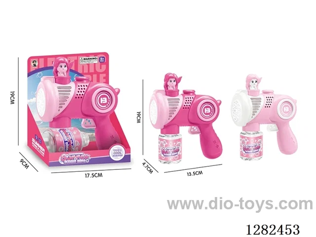 10-Hole Bubble Gun, 85ML (Batteries Not Included)