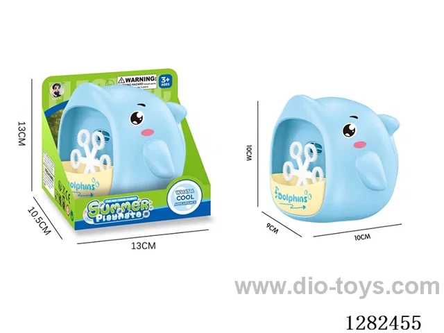 6-Hole Dolphin Bubble Machine 50ML (Battery Not Included)