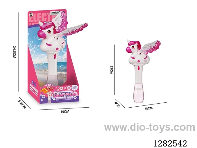 Unicorn Remote-Controlled Bubble Battle Machine (Batteries Not Included)