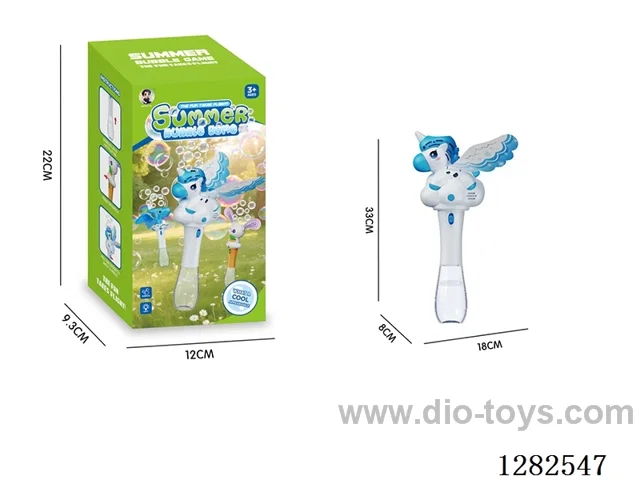 Unicorn Remote-Controlled Bubble Battle Machine (Batteries Not Included)