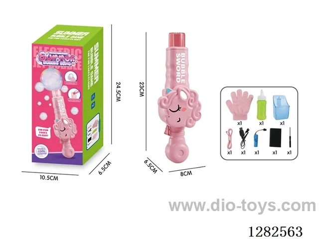 Unicorn Smoke Bubble Machine (Batteries Included)