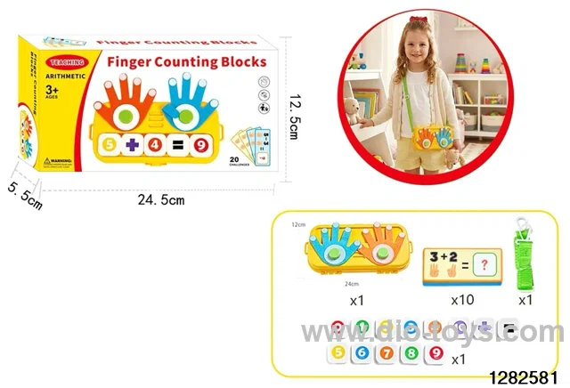 Educational and Brain-training Finger Counting Puzzle