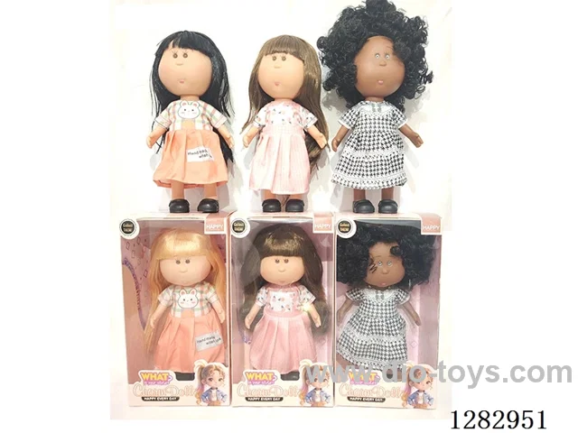 10-inch Vinyl Potato Doll - Random Hair Color Combinations