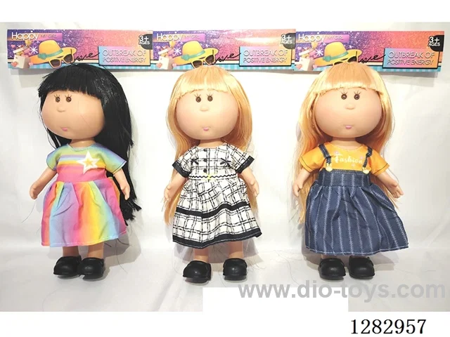 10-inch Vinyl Potato Doll - Random Hair Color Combinations