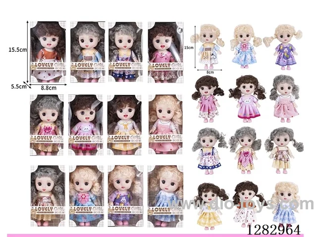 6-inch Hollow-Body Dolls, 12 Styles, Assorted