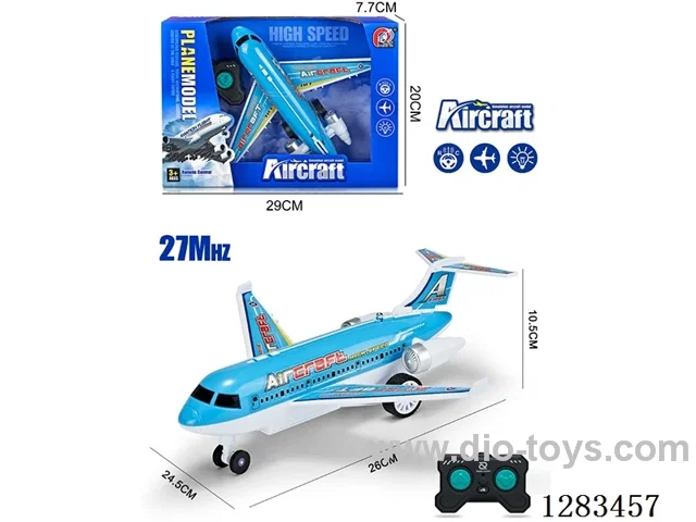 2ch rc airplane with light not included battery