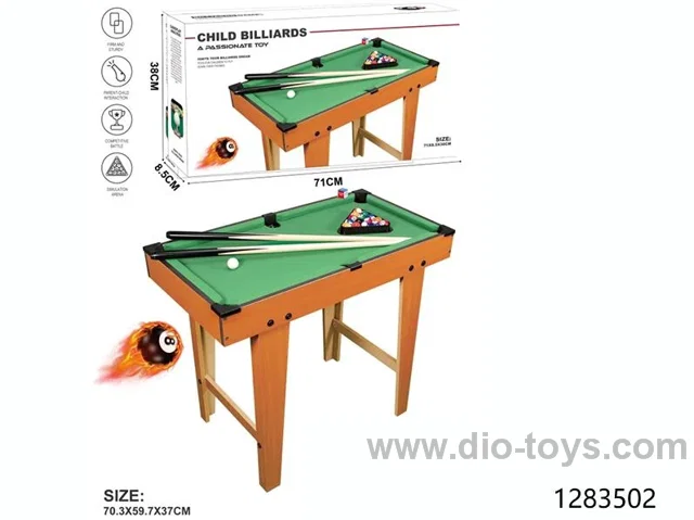 pool table in color box