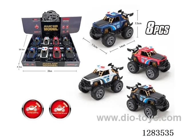 pull back alloy car 8PCS