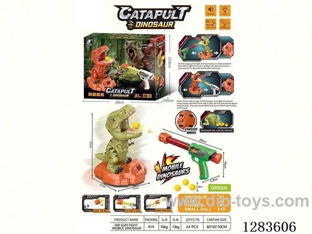 Air Gun with Moving Dinosaur Target