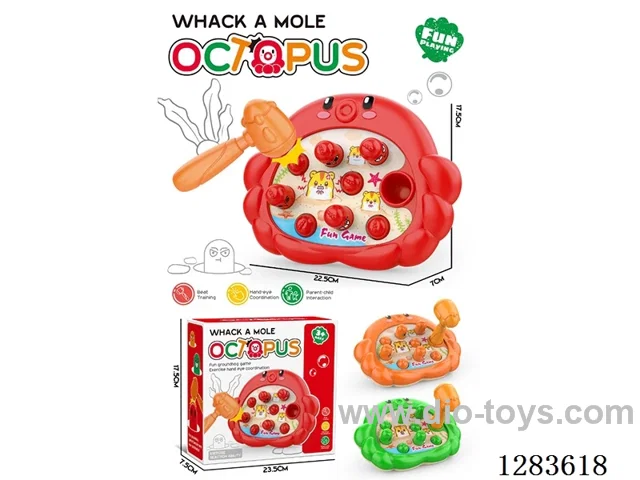 Octopus Whack-a-Mole 3 colors