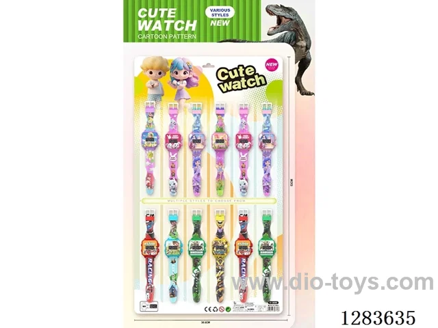 8 Styles Electronic Apple Watches with Ribbons included battery