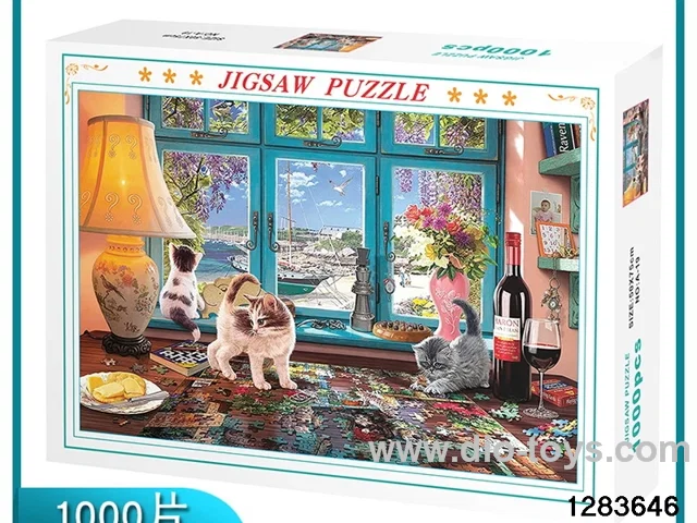 1000 pcs puzzle in color box