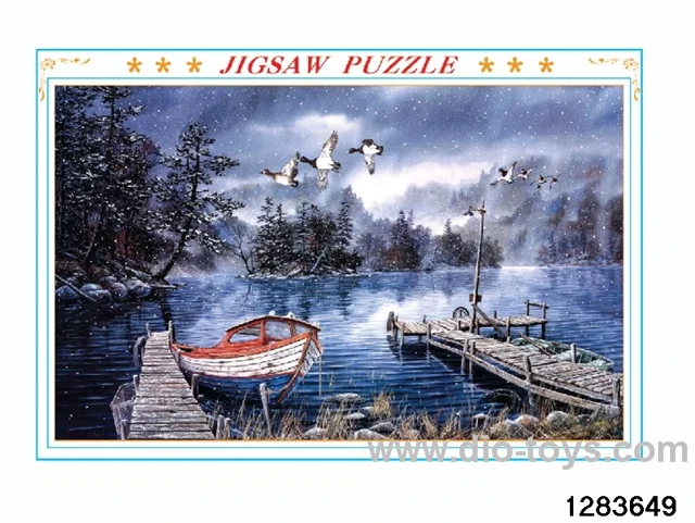 1000 pcs puzzle in color box