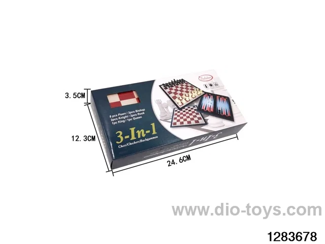 3 in 1 chess with magnetism