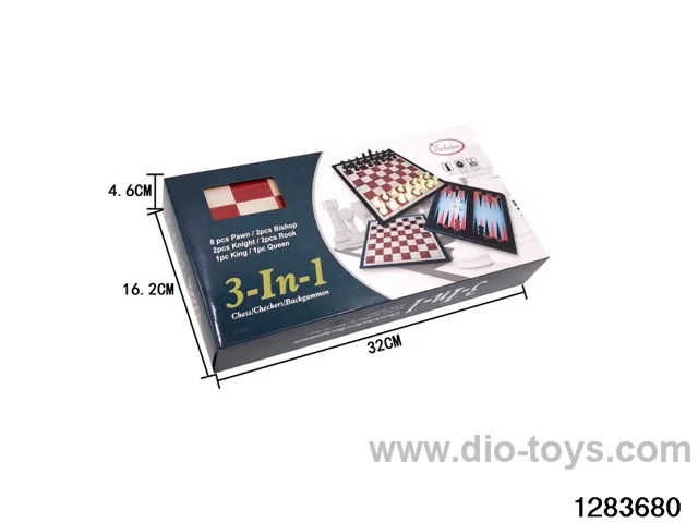 3 in 1 chess with magnetism