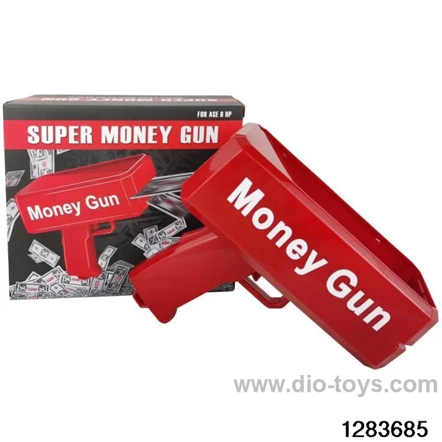Money Gun with 1000pcs money